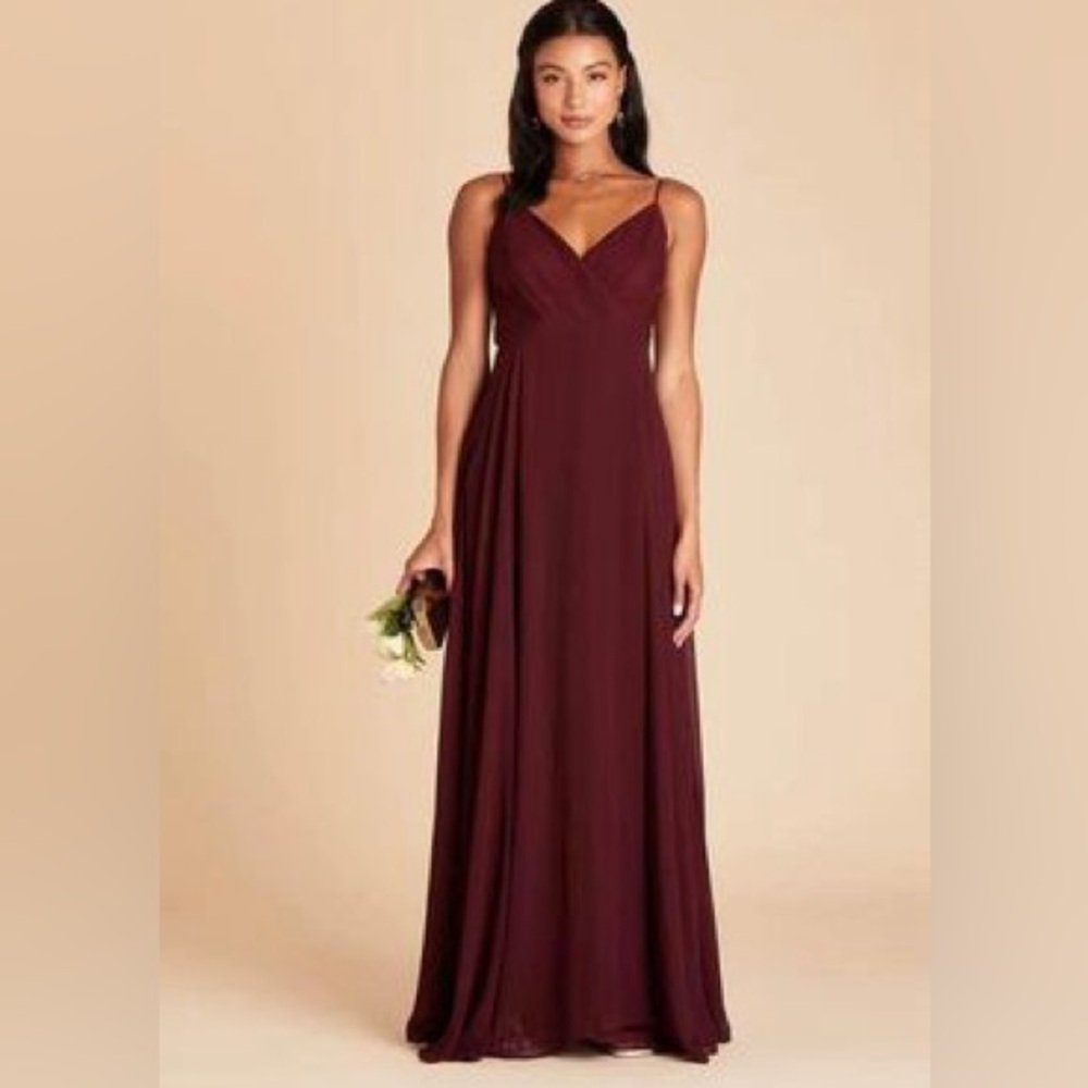 Kaia Burgundy Bridesmaids Dress